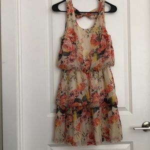 Floral Silk Tiered Dress from Boutique in Roch, NY